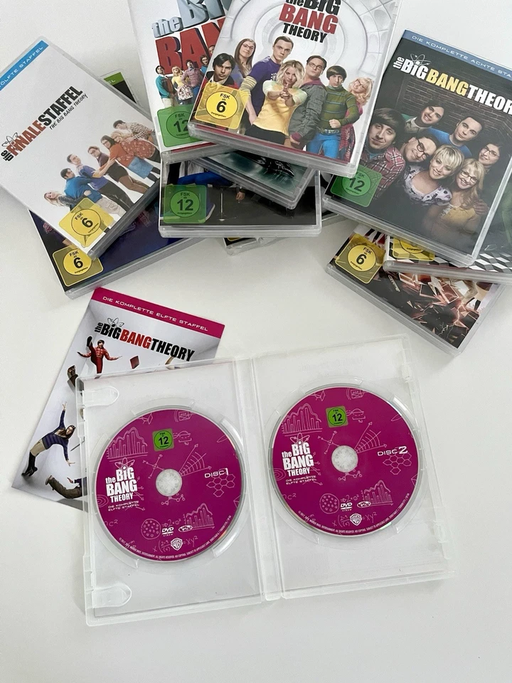 DVD The BIG BANG Theory Staffel 1-12 komplett alle Folgen sehr gut teils OVP - Bild 3 von 4