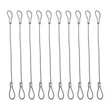 MARINE CITY 6-1/2" Double Ended Lanyard Cable 316 Stainless Steel Boat (10 Pcs)