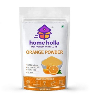 Homeholla Pure Natural Orange Powder 200GMS Icecream Yoghurt Shakes Food Desert