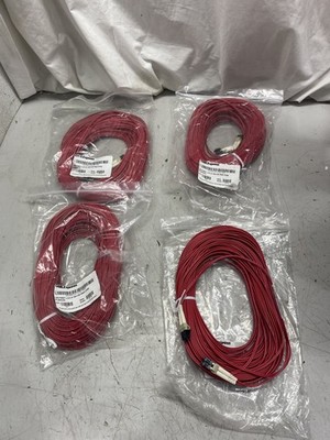 CableExpress LC/LC OM4 Fiber Optic Cable 50/125 100 FT Lot of 4
