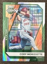 2021 Elite Extra Baseball Cody Morissette Prospect Green Holo 301/499 Marins