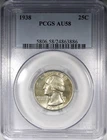 1938-P Washington Quarter PCGS AU58 Everyman Set Circulated