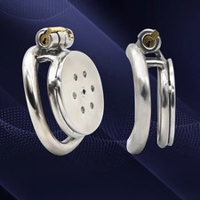 Small Flat Lock Chastity Device Arc Ring Chastity Cage Preventing Cheating