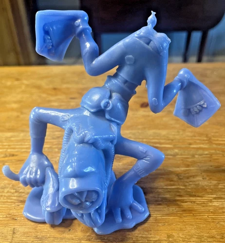 Nutty Mads Dippy The Deep Diver Figure 1964 Louis Marx Blue Scuba Diving