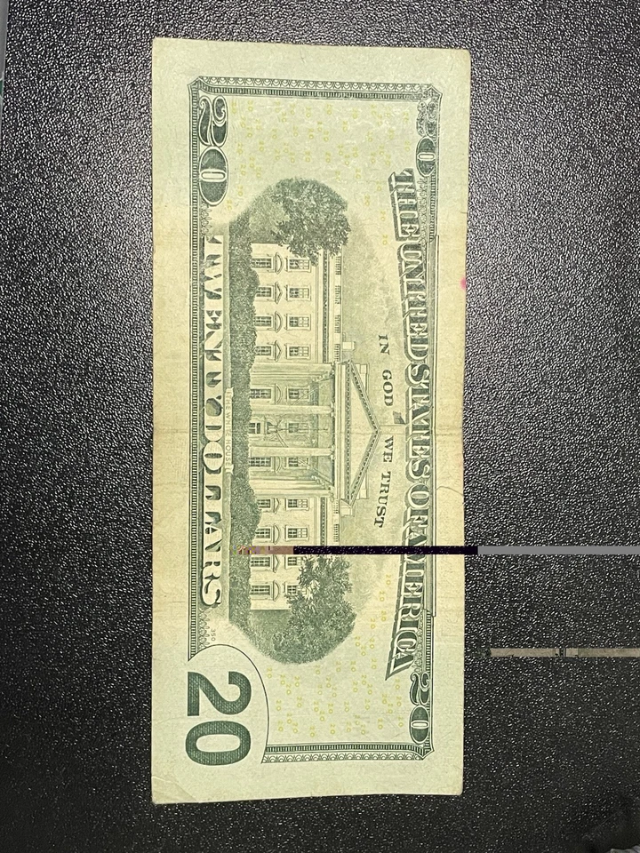 2013 $20 Dollar Bill Fancy Serial Number Trinary Note - Image 3 of 4