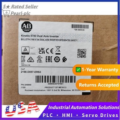 Brand New AB CAT 2198-D057-ERS3 FW 13.005 kinetix 5700 Axis inverter US Free Tax