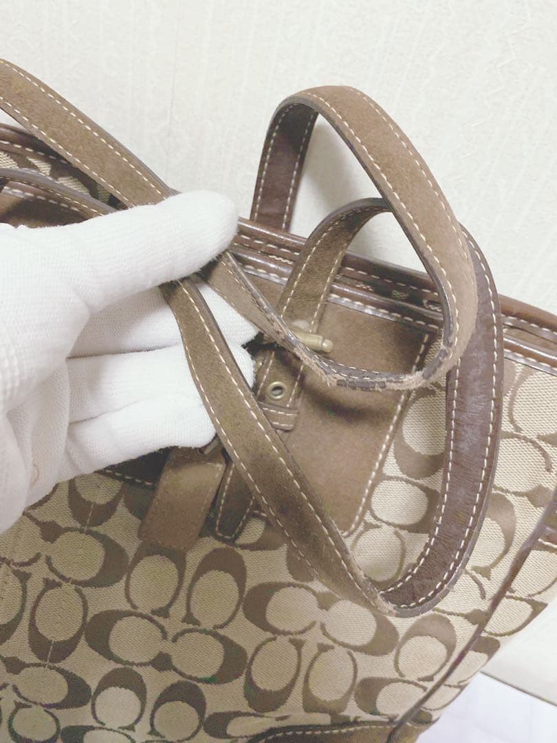 COACH logo pattern handbag large - image 3