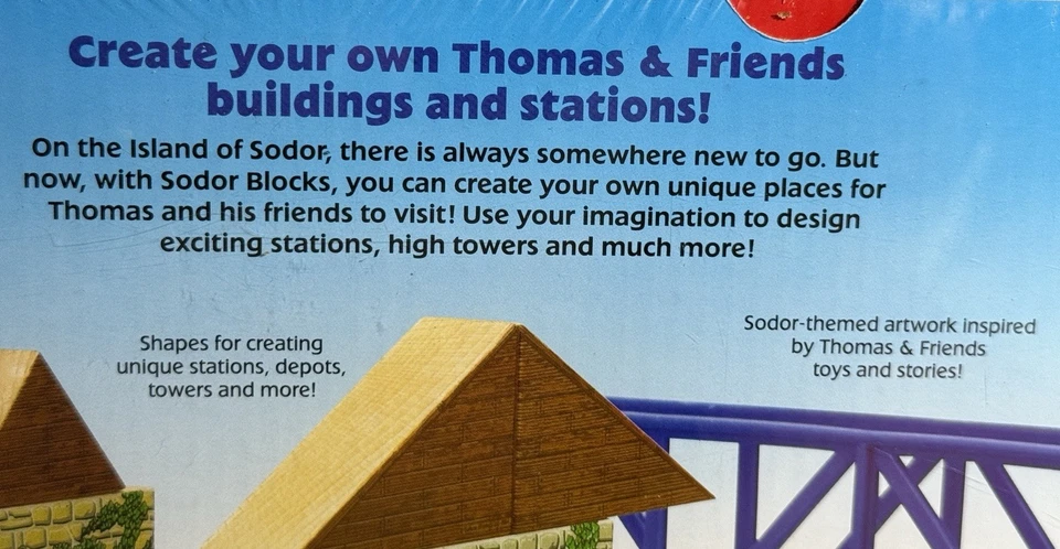 Thomas & Friends здания и назначения Содор блоки, дерево 2004 LC99265 ЗАПЕЧАТАННЫЙ - Изображение 4 из 4