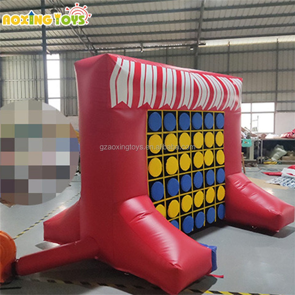 2 IN 1 Carnival Bounce Inflatable Giant Tic Tac Toe Connect 4 Games For ...
