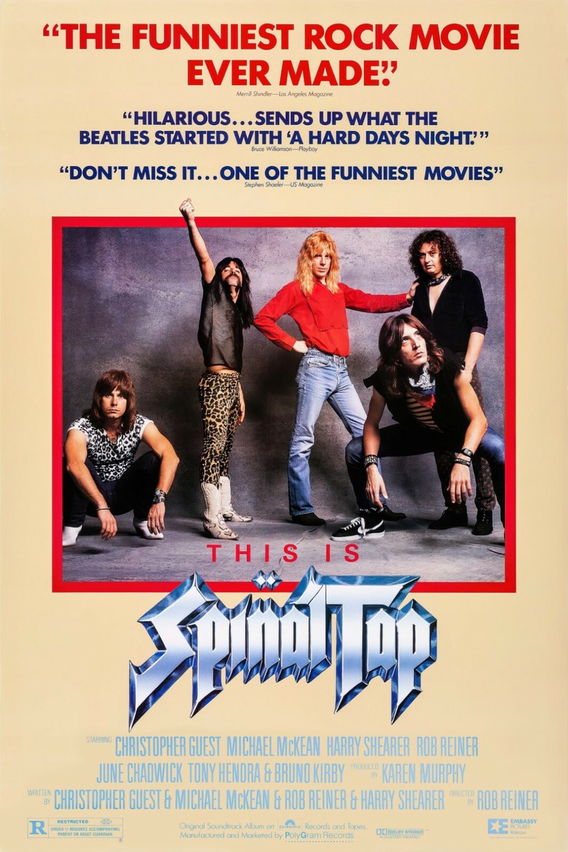 ポスター tap THIS IS SPINAL TAP 1984 80s ORIGINAL OFFICIAL CINEMA MOVIE PRINT