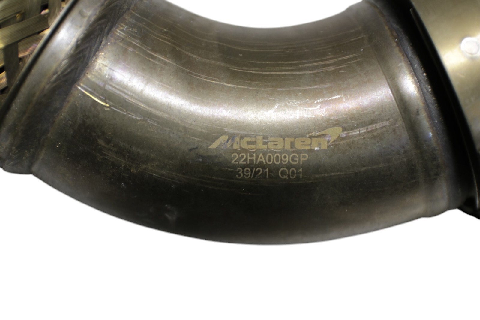 McLaren GT Rear Left & Right Mid Exhaust Pipes Set 2020 - 2023 OEM