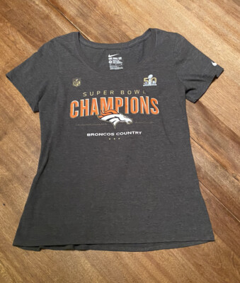 Denver Broncos Super Bowl Shirts 2016 NFL SUPER BOWL 2016 CHAMPS