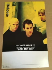 LIFEHOUSE Ultra  Rare 2005 PROMO POSTER for Self Titled CD USA 11x17 MINT USA