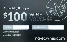 $100 Wine Voucher Gift Card Unused & Untouched