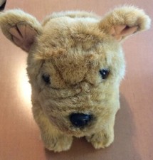 Russ Light Brown Pug Dog Named Pugley 9"