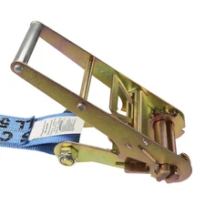 US Cargo Control 3 Inch x 20 Foot Blue Ratchet Strap w/Wire Hooks