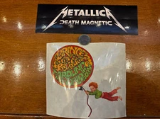 Prince &  Revolutions Around  World Clear 2 set Stickers + Free Flag sticker￼￼￼