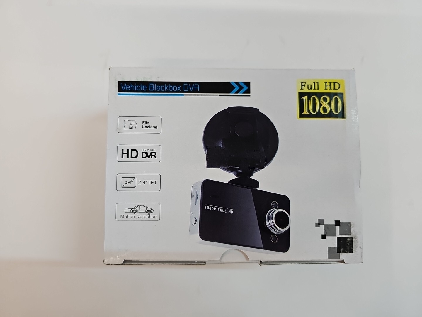 Compact Dash Cam Mini 2 in Sleek Black and White Design-image