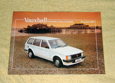 Vauxhall Car Range 52 Seiten, Sommer 1981, Chevette, Astra, Cavalier Mk1