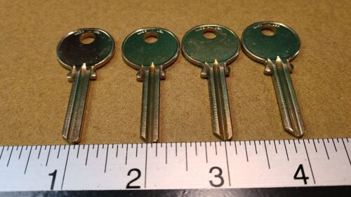 4 x clés génériques Medeco vierges non coupées - qty.  de 4 pour 1 prix - Neuf - Photo 1/10
