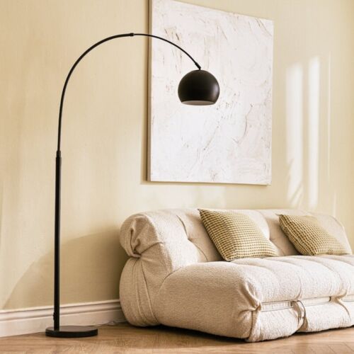 70" Modern Arching Floor Lamp Arc Standing Lamp with Rotatable Lamp Shade