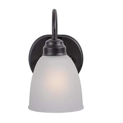 1-Light Wynfield Traditional Vanity Light, Bronze, Project Source 1362641