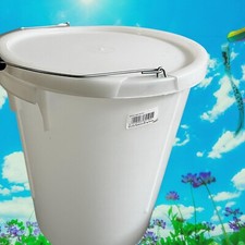 25L PLASTERERS MIXING BUCKETS PLASTERING BUILDERS WATER TUB HANDLE + LID