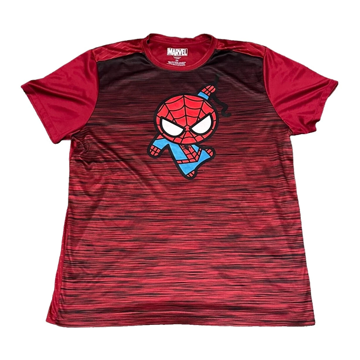 Camisetas a rayas de algodón Marvel para hombres