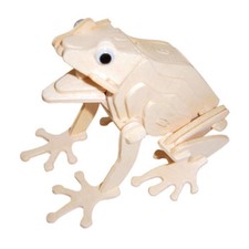 Frosch 3D Holzbausatz Lurch Kröte Unke Holz ...