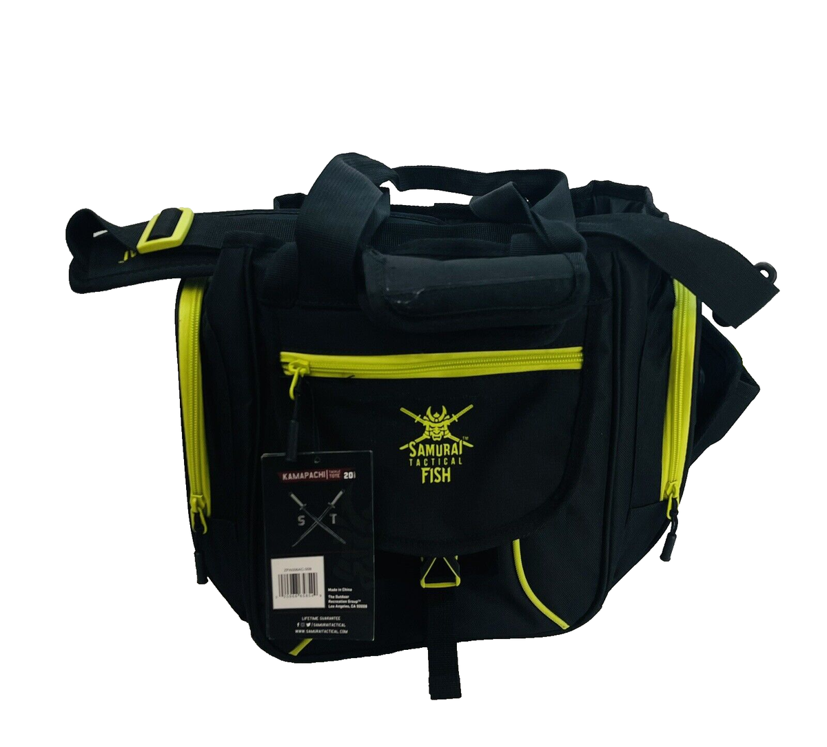 Buy Samurai Tactical Fish Kamapachi Fishing Tackle Tote Black