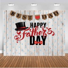 7x5ft Happy Father's Day Backdrop Father's Day Family Prom Party Supplies Dec...