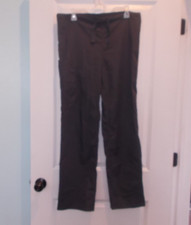 Cherokee Workwear Women's Size XS Grey Pull On Drawstring Scrub Pants