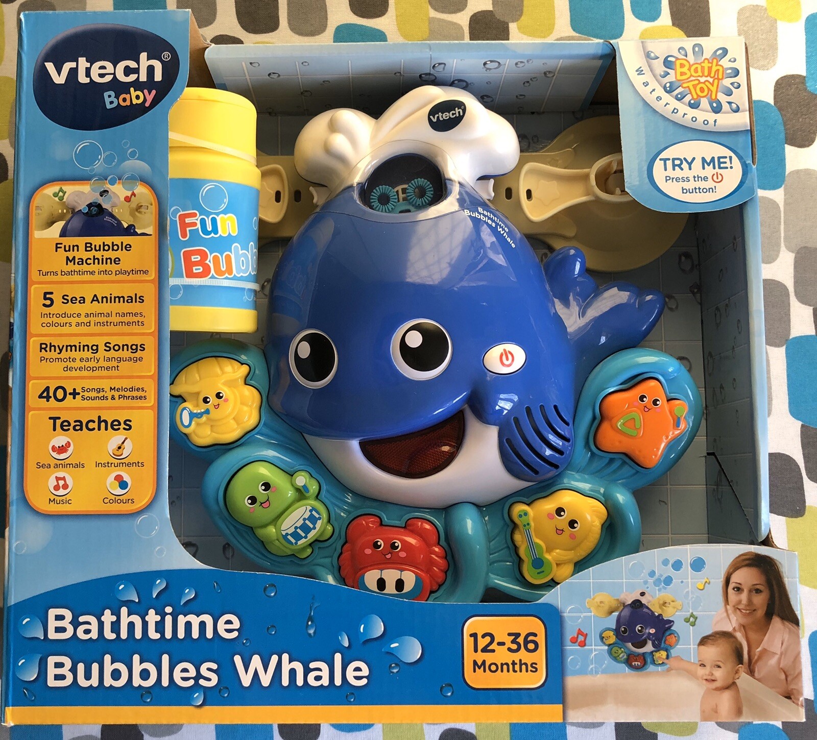 vtech bathtime activity whale