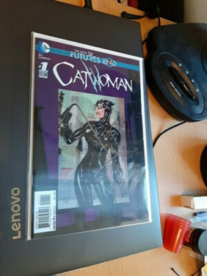 US DC Catwoman Futures End (2014) #1 3-D Plastic lenticular Cover