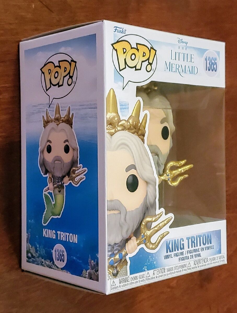 Funko Pop! A Pequena Sereia The Little Mermaid King Triton 1365 - Moça do  Pop - Funko Pop é aqui!