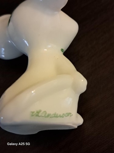 Set 4 creature Fenton Shamrock collezione Irish Treasure dipinte a mano - Foto 4 di 7