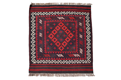 86x77 cm orient Teppich Afghan Nomaden kelim Teppich kilim rug carpet No: 142