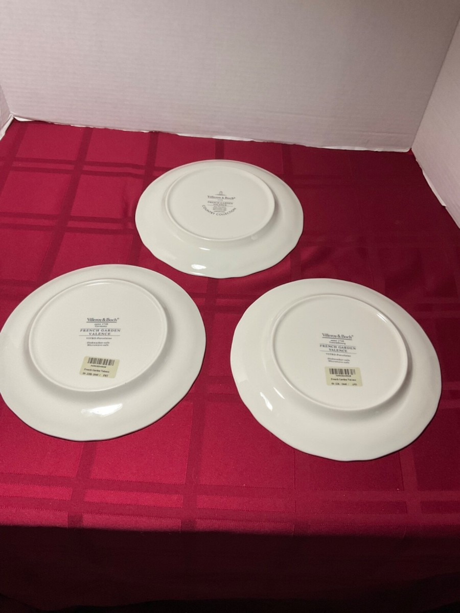 3x Villeroy & Boch French Garden Valence Citrus Limon Salad Plates