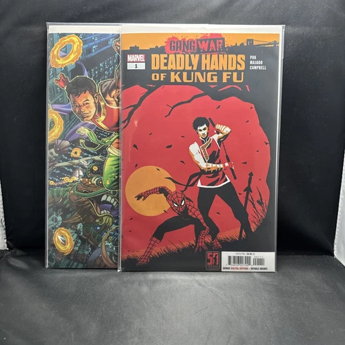 Gang War Deadly Hands Of Kung Fu #1 & Variant. Marvel 2023. (B44)(3)