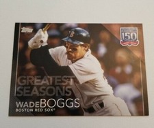 2019 Topps Update 150 Years of Baseball WADE BOGGS,#150-84, BLACK PARALLEL #/299