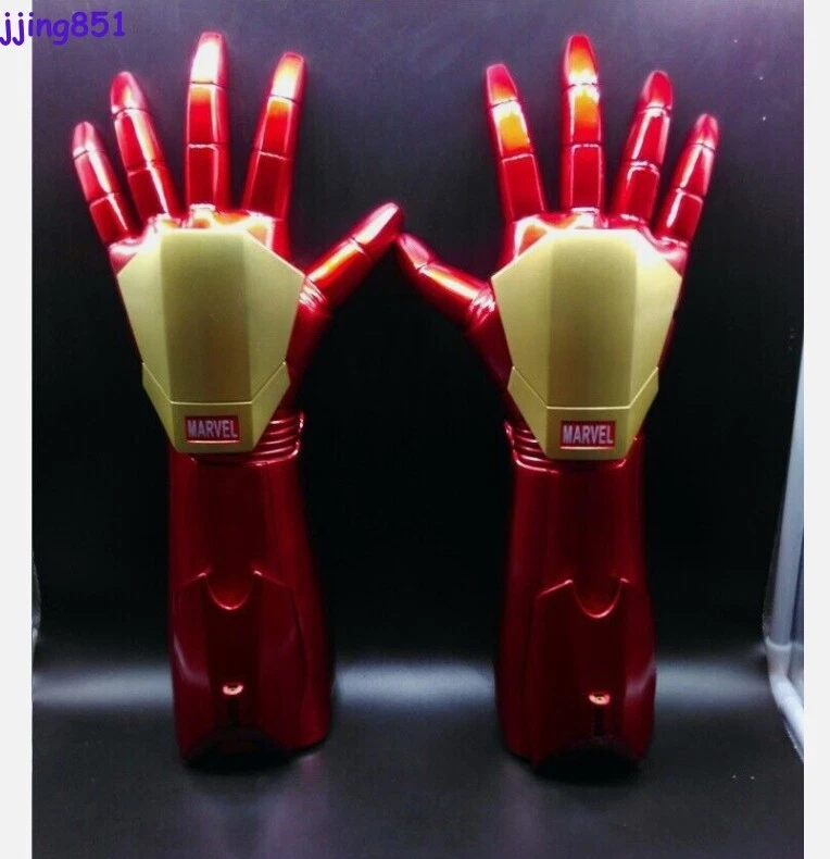 Iron Man JARVIS LED Voz Vengadores Mano Brazo Luz Guantes Largos Juegos con disfraces Accesorios Regalo Foto 3 de 4