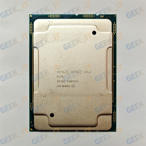 ✅Intel Xeon Gold 6136 SR3B2 3.0GHz 12C / 24T 24.75MB 150W LGA3647 CPU - Picture 4 of 5