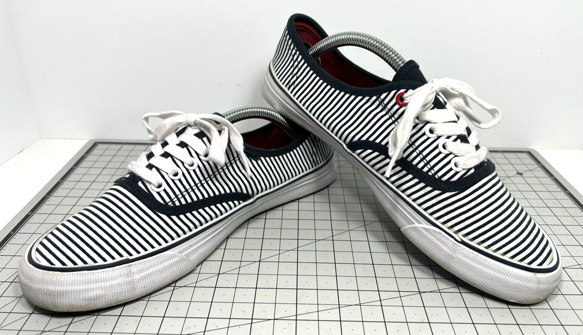 Bongo Women’s Sonoma Sneakers White Blue Canvas Sz 8M Casual Lace Up Shoes