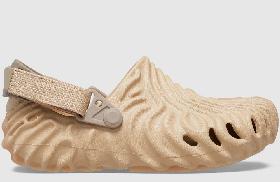 Salehe Bembury X Crocs The Pollex Clog Kids 208600-1MJ sopa de pedra EUA tamanho J2 novo na caixa - Imagem 2 de 4