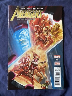 AVENGERS #6 (MARVEL COMICS 2017) BAGGED & BOARDED.