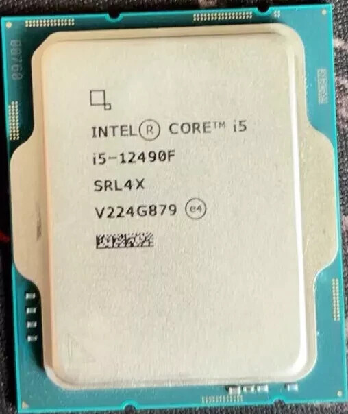 Intel Core i5-12490F 12th Gen 6Core 3.0 Ghz 20M L3 cache CPU