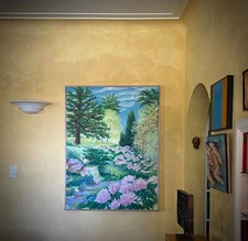 Listed Artist MARIE NORKIN WARACH (b. 1917) Large (36 X 48 in) Oil on Canvas