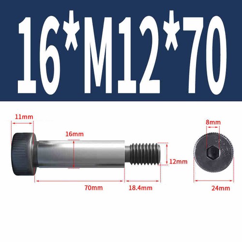 Shoulder Screws Allen Bolt Thread Socket Head High Tensile 12.9 M5 M6- M16 Steel - Picture 135 of 166