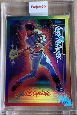 2021 TOPPS PROJECT 70 | #279 MARK MCGWIRE By RISK   RAINBOW   FOIL | #7/70