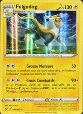 carte Pokémon 75/202 Fulgudog Série EB01 - Epée et Bouclier 1 NEUF FR